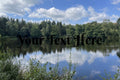 "Enchanted Circle Lake"  Premium Acrylic Print 75X50 cm